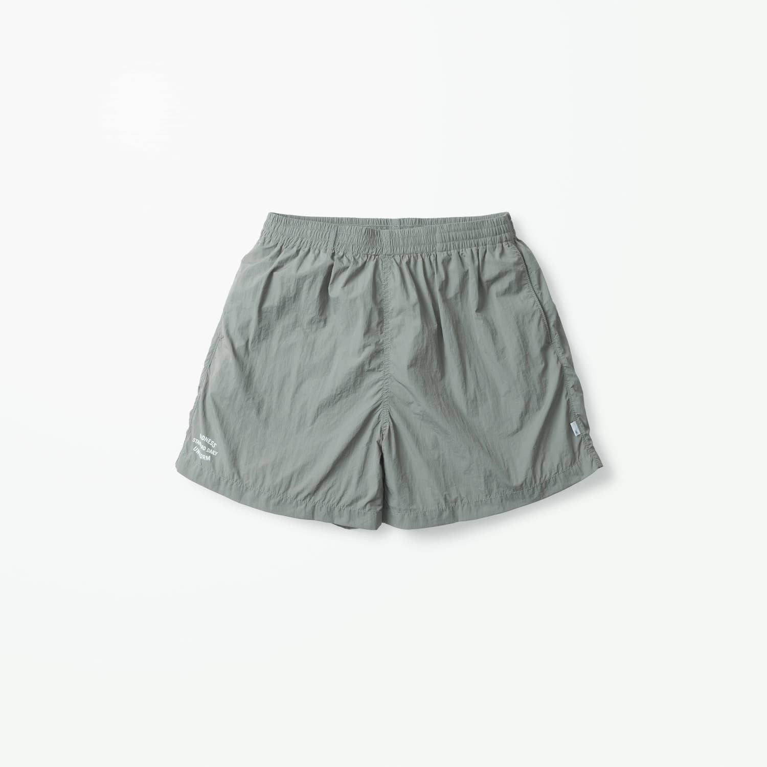 【MUCENT】Slab Pigment Washing l Logo Shorts★25SS★ MUCENT - SLAP PIGMENT WASHING METAL LOGO DENIM SET UP SHORTS